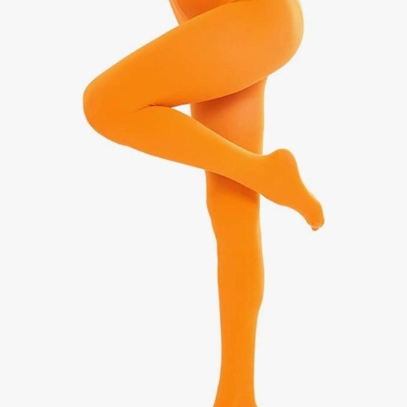 TIGHTS ORANGE SEMI OPAQUE SUPER SOFT - Picture 1 of 3